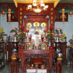 Ban tho vong, phong thuy ban tho, lap ban tho vong, cach dat ban tho trong nha, cach lam ban tho