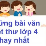 văn viết thư lớp 4